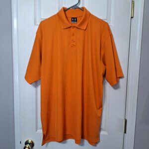 Under Armour orange golf shirt L